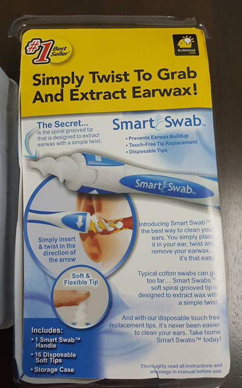 smart swab ear wax removal tool